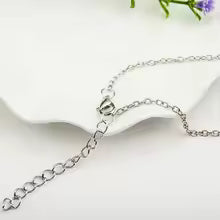 Silver Color Simple Creative Fashion Lucky Infinite Symbol Pendant Necklace